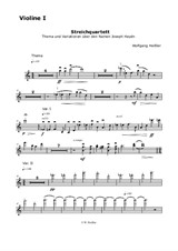 String Quartet – Parts
